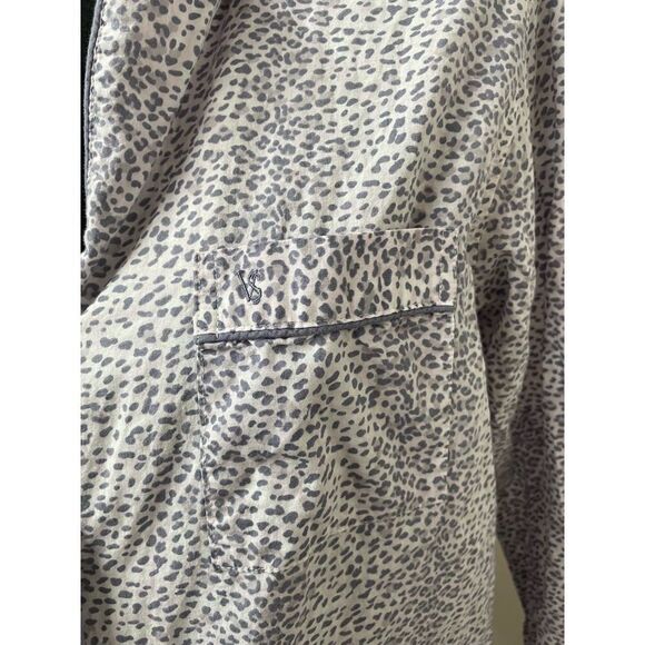 Victoria’s Secret Leopard Print Button Up Sleep Shirt - Picture 3 of 7